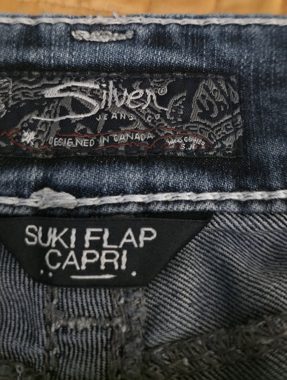 Silver Jeans Blue Cropped Ankle Jeans Size 32 - Picture 4 of 5